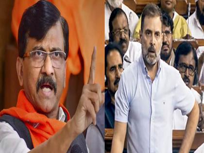 'Rahul Gandhi gave the entire nation a kiss of love' Uproar in parliament over flying kiss, Sanjay Raut's reply | 'राहुल गांधींनी संपूर्ण देशाला प्रेमाचा किस दिला'; फ्लाईंग किसवरुन गदारोळ, संजय राऊतांचे प्रत्युत्तर