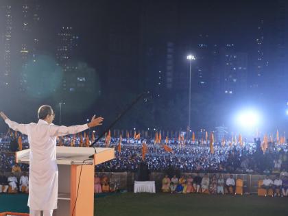 peak of crowd at shivtirth vitality in thackeray group dasara melava boosts uddhav thackeray morale | शिवतीर्थावर गर्दीचा उच्चांक, ठाकरे गटात चैतन्य; दसरा मेळावा उद्धव ठाकरेंचे मनोबल वाढविणारा