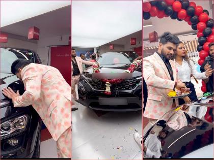 'Bigg Boss' fame Shiv Thakare's bought a new luxury car; video went viral | अन् ‘बिग बॉस’ फेम शिव ठाकरेचं स्वप्न सत्यात उतरलं, खरेदी केली नवी आलिशान कार; व्हिडीओ व्हायरल