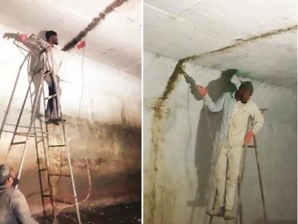 Shivajinagar subway gets 'injection' for repairs; Work begins to prevent leaks | शिवाजीनगर भुयारी मार्गाला दुरुस्तीचे ‘इंजेक्शन’; गळती रोखण्यासाठी काम सुरू Shivajinagar subway gets 'injection' for repairs; Work begins to prevent leaks | शिवाजीनगर भुयारी मार्गाला दुरुस्तीचे ‘इंजेक्शन’; गळती रोखण्यासाठी काम सुरू