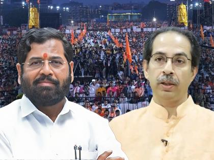 teaser war on dasara melava thackeray group and shinde group are fighting each other | मेळाव्यावरून टीझर वॉर; ठाकरे आणि शिंदे गट यांचे परस्परांवर शरसंधान