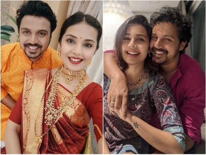 Marathi actor virajas kulkarni shivani rangole first wedding anniversary share post | कुलकर्णींच्या सूनबाईंनी लग्नाच्या पहिल्या वाढदिवसानिमित्त विराजससाठी लिहिली पोस्ट, म्हणाली-या वेड्या...