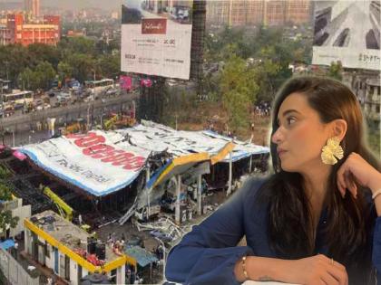 marathi actress shivani surve angry post on ghatkopar hoarding collapsed | "आपल्या आयुष्याची किंमत शून्य आहे", घाटकोपर दुर्घटनेनंतर मराठी अभिनेत्रीची खरमरीत पोस्ट