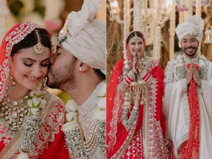 Drishyam 2 director abhishek pathak and shivaleeka oberoi wedding video watch | 'दृश्यम 2'चा दिग्दर्शक अभिषेक पाठकने आणि शिवालिकाच्या लग्नातील व्हिडीओ आला समोर, See Video