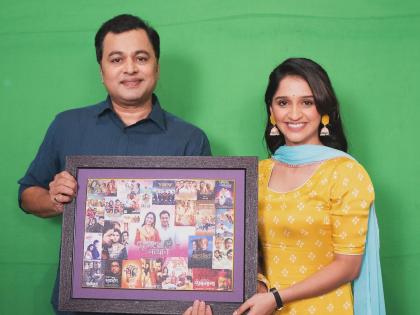 Shivani Sonar gave a small gift to Subodh Bhave | "सुरुवात गोड तर सगळंच गोड म्हणून...", शिवानी सोनारने सुबोध भावेला दिली छोटीशी भेटवस्तू