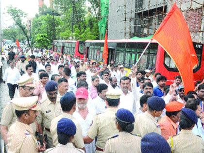 Shiv Sena's 'Ghantanad' in Kalyan | कल्याणमध्ये शिवसेनेचा ‘घंटानाद’