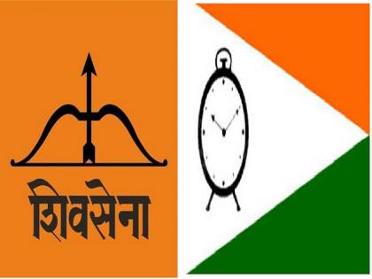 Shiv Sena-NCP together for the first time in Osmanabad district | उस्मानाबाद जिल्ह्यात शिवसेना-राष्ट्रवादीचा प्रथमच गळ्यात-गळा