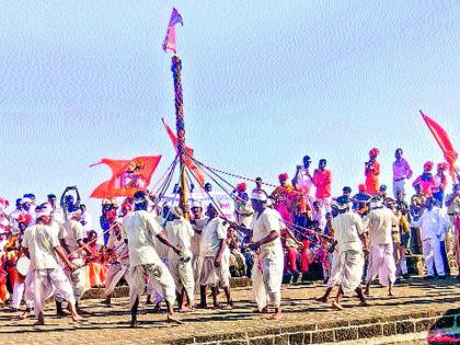 Shivrajaya's eighth pratap ... Ex-minister, MLAs and participants in procession | शिवरायांचा आठवावा प्रताप... माजी मंत्री, आमदार, सभापतींचा मिरवणुकीत सहभाग