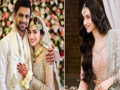 Pakistani cricketer Shoaib Malik's third wife actress Sana Javed has commented on how many children she wants | Shoaib Malik: शोएब मलिकच्या तिसऱ्या पत्नीला हवीत किती मुलं? सना जावेदनं थेट आकडा सांगितला