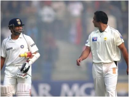 Knew Sachin Tendulkar can't hook or pull me: Shoaib Akhtar recalls 2006 series svg | सचिन तेंडुलकर माझ्या गोलंदाजीवर हूक किंवा पूल मारू शकत नव्हता; अख्तरनं सांगितला 2006चा किस्सा 