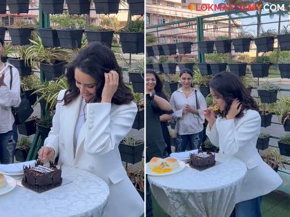 shraddha-kapoor-celebrates-her-37th-birthday-with-paparazzi-eats-jalebi-vada-pav | श्रद्धाचं मराठमोळं प्रेम! वडापाव खाऊन अभिनेत्रीने सेलिब्रेट केला वाढदिवस