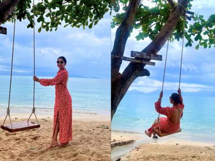 Shreya arrives in Thailand to welcome the New Year Shared beach photos | श्रेयाने थायलंडमध्ये केलं नवीन वर्षाचं स्वागत; शेअर केले बीचवरचे फोटो