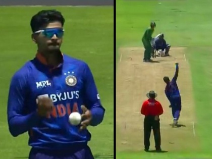 Shreyas Iyer bowling in IND vs SA 3rd ODI match Social Media Fans go crazy see hilarious tweets photos | Shreyas Iyer, India vs South Africa: 'ऑलराऊंडर अय्यर'... व्यंकटेश नव्हे तर श्रेयसने केली गोलंदाजी; सोशल मीडियावर भन्नाट कमेंट्स