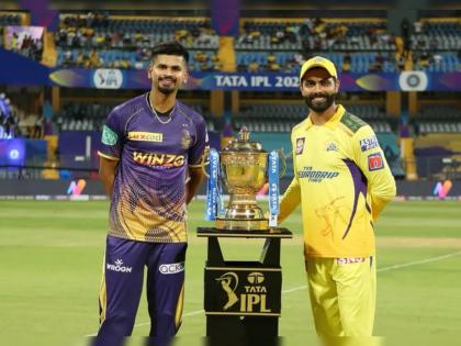 IPL 2022 T20 Match CSK vs KKR Live : Kolkata Knight Riders new captain Shreyas Iyer forget name of Ajinkya Rahane during toss | IPL 2022 T20 Match CSK vs KKR Live : कोलकाताचा कर्णधार म्हणून पहिल्याच सामन्यात Shreyas Iyer चूकला; Ajinkya Rahane बाबत असा वागला