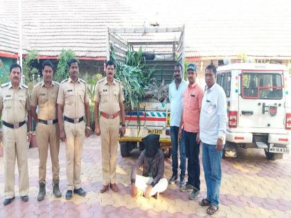 Two tonnes of pelting seized: Shrigonda police action | दोन टन गारगोटी जप्त : श्रीगोंदा पोलिसांची कारवाई