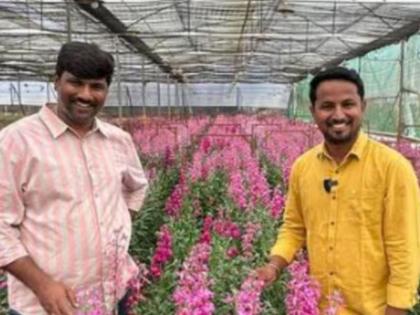 from earning 1000 rupees per day this farmer is earning crores every year with flower farming | भारीच! 18 तास काम केल्यावर 1000 रुपये मिळायचे; आता फुलांच्या शेतीतून झाला करोडपती