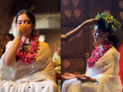 bhabhiji ghar par hai fame shubhangi atre on the path of spirituality after seperating from husband | १९ वर्षांच्या संसारानंतर पतीपासून झाली वेगळी; आता अध्यात्माच्या मार्गावर आहे मराठमोळी अभिनेत्री