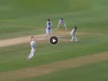 IND vs ENG 2nd Test Live Updates England's Rehan Ahmed hits a big shot off the bowling of Kuldeep Yadav but is dismissed by Shubman Gill with an amazing catch   | IND vs ENG 2nd Test: गिल बनला 'सुपरमॅन'! शुबमनचा अप्रतिम झेल; इंग्लंडची 'कसोटी'