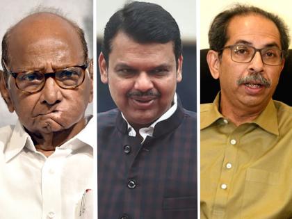 After Ajit Pawar got NCP party and symbol, Devendra Fadnavis taunt to Sharad Pawar, Uddhav Thackeray | २०१९ मध्ये लोकशाहीचा मुडदा पाडणाऱ्यांना लोकशाहीनेच जागा दाखवली; देवेंद्र फडणवीसांचा टोला