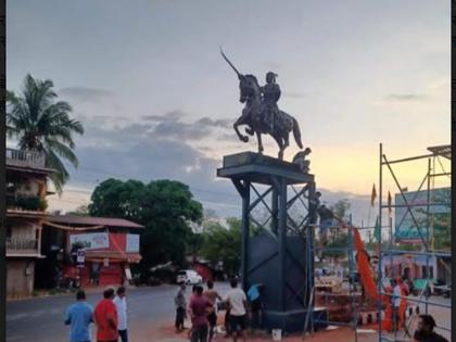 chhatrapati shivaji maharaj statue controversy sarpanch joseph sequeira claims shivswarajya organization is responsible for the dispute | छत्रपतींच्या पुतळ्याचा वाद शमेना! सरपंच जोझफ सिक्वेरा म्हणतात, वादाला शिवस्वराज्य संघटना जबाबदार