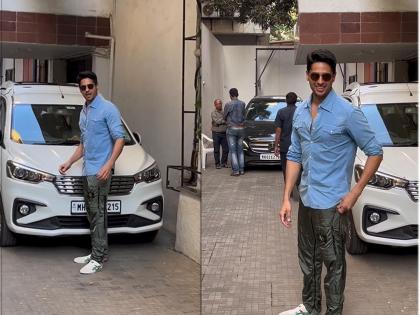 Sidharth malhotra returns to work after marrying kiara advani spotted with the team of upcoming film yodha | Kiara Advaniशी सात फेरे घेतल्यानंतर कामावर परतला Sidharth Malhotra, पापराझी म्हणाले...