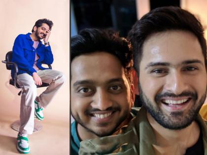 siddharth chandekar share post for amey wagh on his birthday | "जीभेवर व्हेज, मनात नॉनव्हेज...", अमेय वाघसाठी सिद्धार्थ चांदेकरची खास पोस्ट