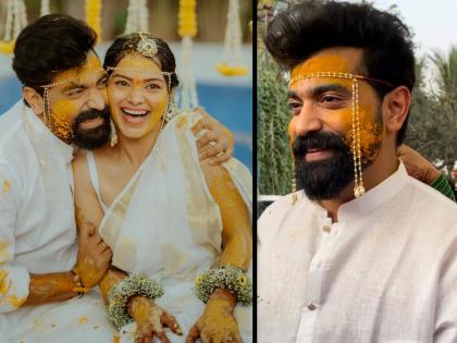 titeeksha tawde and siddharth bodke to tie knot haldi ceremony photos goes viral | गुपचूप साखरपुडा केल्यानंतर तितीक्षा-सिद्धार्थची लगीनघाई! हळदीचे फोटो समोर