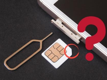 the reason behind sim card design | SIM Card आयताकृती का नसतं? जाणून घ्या कोपरा कापण्यामागचे कारण  