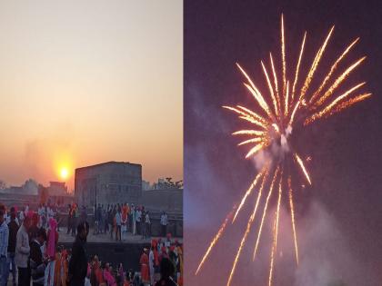 Mahapuja of Maasaheb Jijau at Sindkhed Raja; 21 guns salute | सूर्योदय समयी माँसाहेब जिजाऊ यांची महापूजा; फटाक्यांची आतषबाजी, २१ तोफांची दिली सलामी