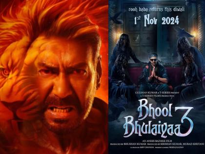 Singham Again trailer date clash with Bhool Bhoolaiyya 3 big update coming | 'या' दिवशी येतोय 'सिंघम अगेन'चा ट्रेलर! 'भूल भूलैय्या ३' सोबत होणार का टक्कर? मोठी अपडेट समोर