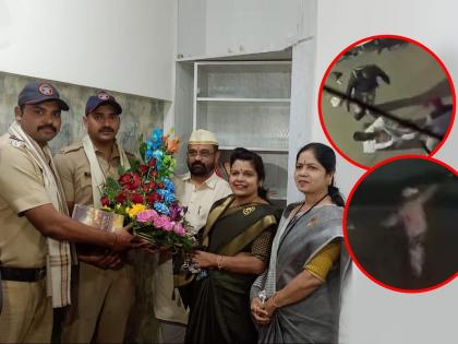 beating those spreading terror with Koita; Brave police felicitated in Pune | कोयता घेऊन दहशत पसरविणाऱ्यांना 'बेक्कार' चोपला; धडाकेबाज पोलिसांचा पुण्यात सत्कार