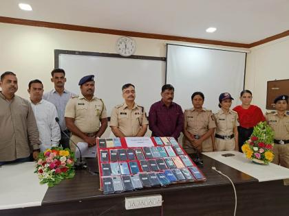 73 stolen mobiles have been traced by cyber police | चोरीस गेलेल्या ७३ मोबाइलचा सायबर पोलिसांनी घेतला शोध