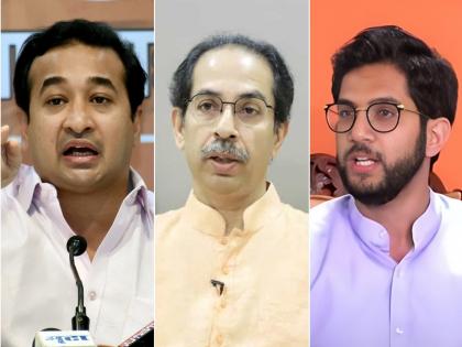 BJP MLA Nitesh Rane attacked Uddhav Thackeray over Devendra Fadnavis' criticism | बाळासाहेबांच्या नावाला उद्धव ठाकरे कलंक; भाजपा आमदार नितेश राणेंचा हल्लाबोल