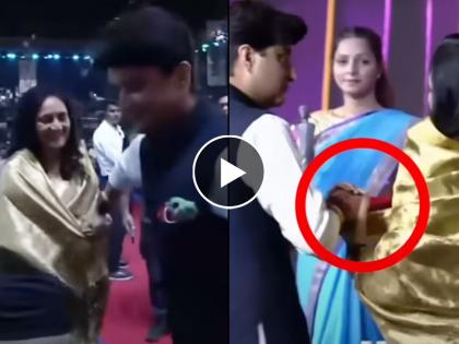 LMOTY 2023: Union Minister Jyotiraditya Scindia goes down from stage and brings Riteish Deshmukh's mother, see video | LMOTY 2023: केंद्रीय मंत्री ज्योतिरादित्य शिंदे खाली गेले अन् रितेशच्या आईला घेऊन आले, काय घडलं? पाहा