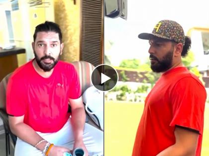 Sixer King Yuvraj Singh re-entry into the cricket field, video viral | Yuvraj Singh:"जे काही होणार आहे त्यासाठी खूप उत्सुक आहे", युवराजने दिले LLC मध्ये खेळण्याचे संकेत