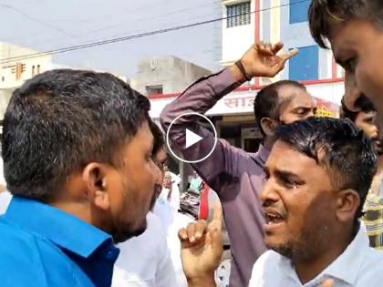 Video: Tears in husband's eyes after his wife's victory after the village panchayat election results in Beed Rui Nalkol | Video: ग्रामपंचायतीत बायको सरपंच म्हणून विजयी; निकालानंतर पतीच्या डोळ्यात अश्रू