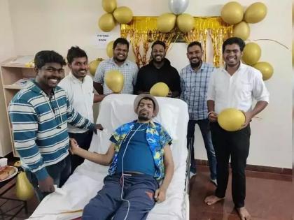 Cancer patient Ashley Noronha died after enjoyed his birthday party | डोळे पाणावणारी घटना; मृत्यूच्या काही क्षण आधी 'तो' दिलखुलास जगला अन् अखेर...