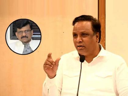 BJP leader Ashish Shelar has criticized Thackeray group MP Sanjay Raut. | '...तर तुम्हाला न्यायालयातच घर बांधावे लागेल'; आशिष शेलार यांचा संजय राऊतांना टोला