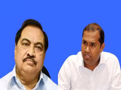 Blackmailing officials by Eknath Khadsen; Serious accusation of BJP MLA Mangesh Chavan | एकनाथ खडसेंकडून अधिकाऱ्यांना ब्लॅकमेलिंग; मंगेश चव्हाणांचा गंभीर आरोप