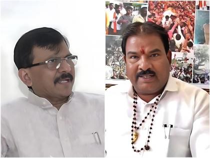 Shiv Sena MLA Sanjay Gaikwad targets MP Sanjay Raut | एकदा समोरासमोर होऊनच जाऊदे...; आमदार संजय गायकवाडांचं संजय राऊतांना ओपन चॅलेंज