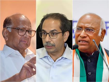 Lok Sabha Elections 2024: The Mahavikas Aghadi's seat allocation formula for the Lok Sabha elections was decided | Lok Sabha Elections 2024: मोठी बातमी! लोकसभा निवडणुकीसाठी मविआचा जागावाटपाचा फॉर्म्युला ठरल्याची चर्चा; सर्वाधिक जागा....