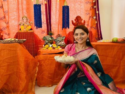 This year, for the first time, Not celebrated Ganpati at home; Emotional post of actress Sonali Kulkarni | यंदा पहिल्यांदाच गणपती बसवत नाही...; अभिनेत्री सोनाली कुलकर्णीची भावूक पोस्ट