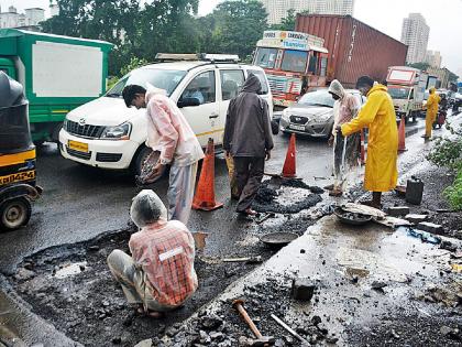 Mumbai-Nashik highway to be cleared by October 25; NHAI's claim in the High Court | मुंबई-नाशिक महामार्ग २५ ऑक्टोबरपर्यंत खड्डेमुक्त करणार; NHAI चा हायकोर्टात दावा