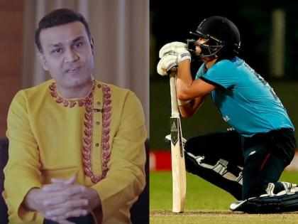 सॅम करणच्या फलंदाजीचं कौतुक करत विरेंदर सेहवागचा 'इंग्रजांना टोला'