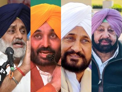 Punjab Election 2022: Compition between Congress, BJP, Akali Dal the parties to give assurances | Punjab Election 2022: जाहीरनाम्यांमधील फुकटबाजीमुळे तिजोरी होणार साफ; आश्वासनं देण्यासाठी पक्षांमध्ये चढाओढ