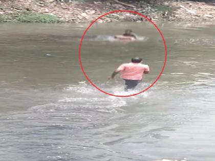 Murder of one in an immoral relationship live murder captures in mobiles at Nagpur Nag river | …अन् नाग नदीत रक्तरंजित थरार, मोबाईलमध्ये लाईव्ह मर्डर कैद; अनैतिक संबंधातून एकाची हत्या