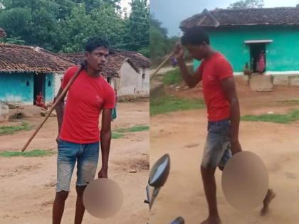 Chhattisgarh Youth Beheads Man, Walks 20 km With Severed Head to Show ‘Daring Act’ to Villagers | कुऱ्हाडीनं गळा कापला अन् शीर हातात घेऊन गावभर फिरला; क्रूर दृश्य पाहून संपूर्ण जिल्हा हादरला