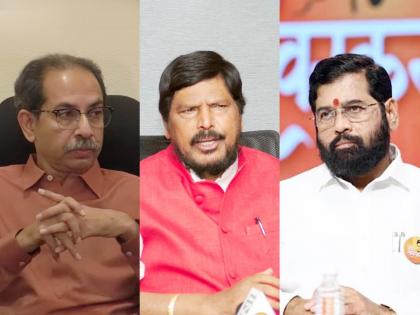 Ramdas Athawale criticized Aditya Thackeray and Uddhav Thackeray on the statement that Eknath Shinde cried | एकनाथ शिंदे रडले, म्हणून उद्धव ठाकरे तोंडावर पडले; ऐका रामदास आठवले काय म्हटले?