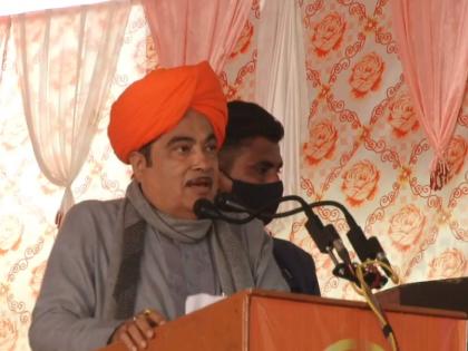 Punjab Election 2022: Nitin Gadkari's visit in Bathinda for campaign, Speech on Mumbai-Pune and Nagpur development | Punjab Election 2022: नितीन गडकरींचा दौरा अन् भठिंडामध्येही मुंबई-पुणे आणि नागपूरचीच चर्चा