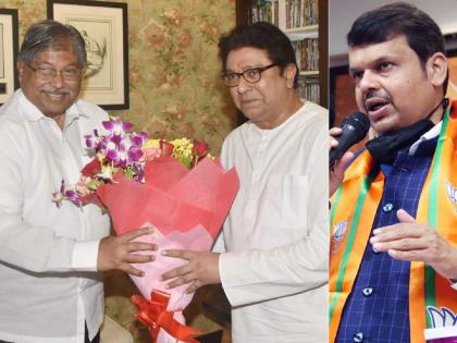 Devendra Fadnavis's first comment on alliance with MNS; Signs of upcoming politics? | मनसेसोबत युतीवर देवेंद्र फडणवीसांचं पहिल्यांदाच भाष्य; आगामी राजकारणाचे संकेत?